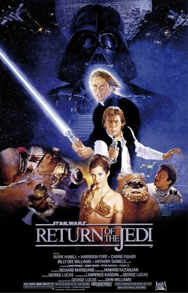 star wars return of the jedi movie poster