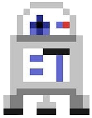 r2 d2 8-bit character